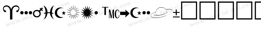 AstroLight Oblique字体转换